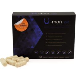 Comprar 500 COSMETICS - U-MAN AUMENTO TAMAÑO PENE Y POTENCIA SEXUAL - 30 CÁPSULAS al mejor precio - Envíos Discretos