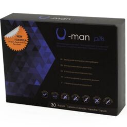 Comprar 500 COSMETICS - U-MAN AUMENTO TAMAÑO PENE Y POTENCIA SEXUAL - 30 CÁPSULAS al mejor precio - Envíos Discretos