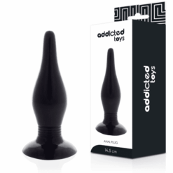 Comprar ADDICTED TOYS - ANAL PLUG 14.5 CM NEGRO al mejor precio - Envíos Discretos