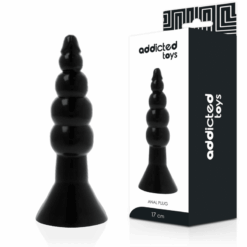 Comprar ADDICTED TOYS - ANAL PLUG 17 CM NEGRO al mejor precio - Envíos Discretos