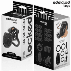 Comprar ADDICTED TOYS LOCKED - CHAINED HOLLOW JAULA PARA PENE 10,5 CM al mejor precio - Envíos Discretos