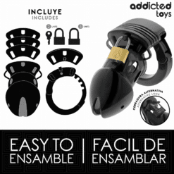 Comprar ADDICTED TOYS LOCKED - CHASTITY DEPTHS JAULA PARA PENE 7,5 CM al mejor precio - Envíos Discretos