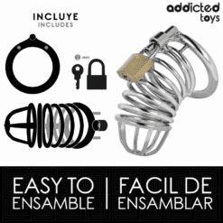 Comprar ADDICTED TOYS LOCKED - IRON CELL JAULA PARA PENE DE METAL TALLA M al mejor precio - Envíos Discretos