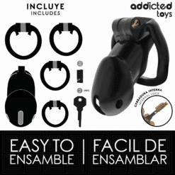 Comprar ADDICTED TOYS LOCKED - MINDNIGHT CELL JAULA PARA PENE TALLA L al mejor precio - Envíos Discretos