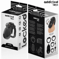 Comprar ADDICTED TOYS LOCKED - MINDNIGHT CELL JAULA PARA PENE TALLA S 4.8 CM al mejor precio - Envíos Discretos