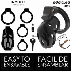 Comprar ADDICTED TOYS LOCKED - SEALED CRYPT JAULA PARA PENE 8 CM al mejor precio - Envíos Discretos