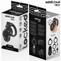 Comprar ADDICTED TOYS LOCKED - SEALED CRYPT JAULA PARA PENE 8 CM al mejor precio - Envíos Discretos