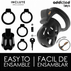 Comprar ADDICTED TOYS LOCKED - SILENT KEEP JAULA PARA PENE 7,5 CM al mejor precio - Envíos Discretos