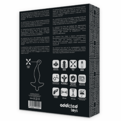 Comprar ADDICTED TOYS - MASAJEADOR ANAL CON VIBRACIÓN NEGRO MODELO 1 al mejor precio - Envíos Discretos