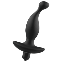 Comprar ADDICTED TOYS - MASAJEADOR ANAL CON VIBRACIÓN NEGRO MODELO 1 al mejor precio - Envíos Discretos