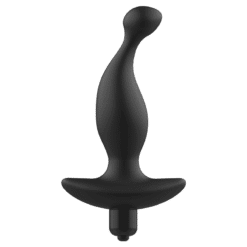 Comprar ADDICTED TOYS - MASAJEADOR ANAL CON VIBRACIÓN NEGRO MODELO 1 al mejor precio - Envíos Discretos