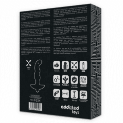 Comprar ADDICTED TOYS - MASAJEADOR ANAL CON VIBRACIÓN NEGRO MODELO 2 al mejor precio - Envíos Discretos