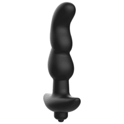 Comprar ADDICTED TOYS - MASAJEADOR ANAL CON VIBRACIÓN NEGRO MODELO 2 al mejor precio - Envíos Discretos