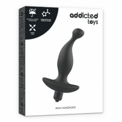 Comprar ADDICTED TOYS - MASAJEADOR ANAL CON VIBRACIÓN NEGRO MODELO 1 al mejor precio - Envíos Discretos