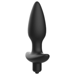 Comprar ADDICTED TOYS - MASAJEADOR PLUG ANAL CON VIBRACIÓN NEGRO al mejor precio - Envíos Discretos