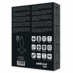 Comprar ADDICTED TOYS - MASAJEADOR PLUG ANAL CON VIBRACIÓN NEGRO al mejor precio - Envíos Discretos