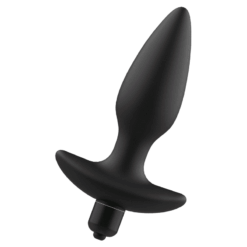 Comprar ADDICTED TOYS - MASAJEADOR PLUG ANAL CON VIBRACIÓN NEGRO al mejor precio - Envíos Discretos