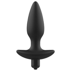 Comprar ADDICTED TOYS - MASAJEADOR PLUG ANAL CON VIBRACIÓN NEGRO al mejor precio - Envíos Discretos
