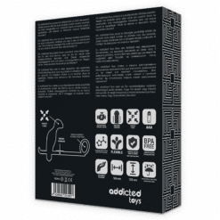 Comprar ADDICTED TOYS - PLUG ANAL CON ANILLO SILICONA NEGRO 12 CM al mejor precio - Envíos Discretos
