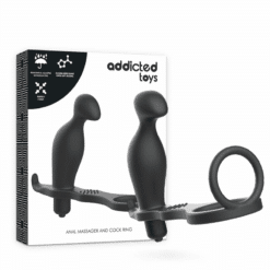 Comprar ADDICTED TOYS - PLUG ANAL CON ANILLO SILICONA NEGRO 12 CM al mejor precio - Envíos Discretos