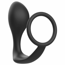 Comprar ADDICTED TOYS - PLUG ANAL CON ANILLO SILICONA NEGRO al mejor precio - Envíos Discretos