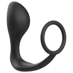Comprar ADDICTED TOYS - PLUG ANAL CON ANILLO SILICONA NEGRO al mejor precio - Envíos Discretos