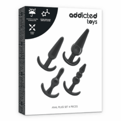 Comprar ADDICTED TOYS - SET 4 PLUGS ANALES al mejor precio - Envíos Discretos