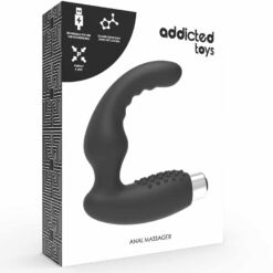 Comprar ADDICTED TOYS - VIBRADOR PROSTÁTICO RECARGABLE MODEL 2 - NEGRO al mejor precio - Envíos Discretos