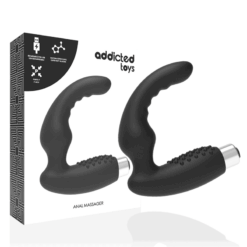 Comprar ADDICTED TOYS - VIBRADOR PROSTÁTICO RECARGABLE MODEL 2 - NEGRO al mejor precio - Envíos Discretos
