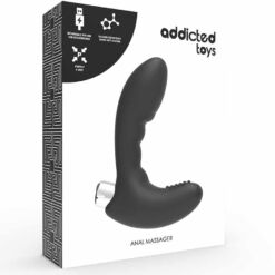 Comprar ADDICTED TOYS - VIBRADOR PROSTÁTICO RECARGABLE MODEL 4 - NEGRO al mejor precio - Envíos Discretos