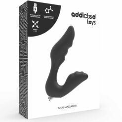 Comprar ADDICTED TOYS - VIBRADOR PROSTÁTICO RECARGABLE MODEL 6 - NEGRO al mejor precio - Envíos Discretos