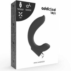 Comprar ADDICTED TOYS - VIBRADOR PROSTÁTICO RECARGABLE MODEL 7 - NEGRO al mejor precio - Envíos Discretos