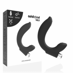 Comprar ADDICTED TOYS - VIBRADOR PROSTÁTICO RECARGABLE MODEL 7 - NEGRO al mejor precio - Envíos Discretos