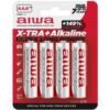 Comprar AIWA - X-TRA ALKALINE PILA ALCALINA AAA LR03 BLISTER*4 al mejor precio - Envíos Discretos