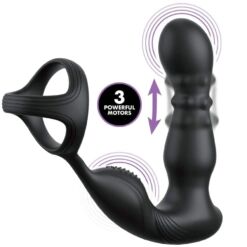 Comprar ANAL FANTASY ELITE COLLECTION - ANILLO Y MASAJEADOR ANAL VIBRADOR CON CONTROL REMOTO al mejor precio - Envíos Discretos