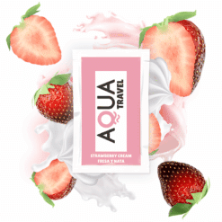 Comprar AQUA TRAVEL - LUBRICANTE BASE AGUA SABOR FRESA Y NATA 6 ML al mejor precio - Envíos Discretos