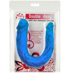 Comprar BAILE - DOUBLE DONG DILDO DOBLE AZUL al mejor precio - Envíos Discretos