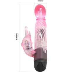 Comprar BAILE - GIVE YOU A KIND OF LOVER VIBRADOR CON RABBIT ROSA 10 MODOS al mejor precio - Envíos Discretos