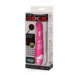 Comprar BAILE - THE REALISTIC COCK ROSA 21.8 CM al mejor precio - Envíos Discretos