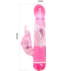 Comprar BAILE - VIBRADOR MULTIVELOCIDAD CON ESTIMULADOR LILA al mejor precio - Envíos Discretos