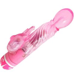 Comprar BAILE - VIBRADOR MULTIVELOCIDAD CON ESTIMULADOR ROSA al mejor precio - Envíos Discretos