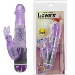 Comprar BAILE - VIBRATORS MULTIVELOCIDAD CON RABBIT LILA al mejor precio - Envíos Discretos