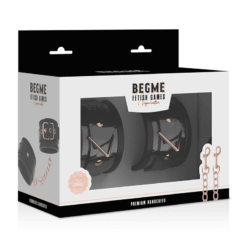Comprar BEGME - BLACK EDITION ESPOSAS PARA MANOS CON FORRO DE NEOPRENO al mejor precio - Envíos Discretos