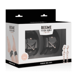 Comprar BEGME - BLACK EDITION ESPOSAS PARA TOBILLOS CON FORRO DE NEOPRENO al mejor precio - Envíos Discretos