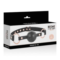 Comprar BEGME - BLACK EDITION MORDAZA CUERO VEGANO al mejor precio - Envíos Discretos