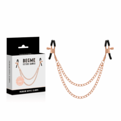 Comprar BEGME - BLACK EDITION PINZAS PEZONES CON CADENA al mejor precio - Envíos Discretos