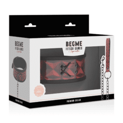 Comprar BEGME - RED EDITION COLLAR CUERO VEGANO CON FORRO DE NEOPRENO al mejor precio - Envíos Discretos