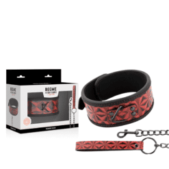 Comprar BEGME - RED EDITION COLLAR CUERO VEGANO CON FORRO DE NEOPRENO al mejor precio - Envíos Discretos