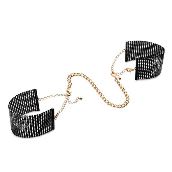 BIJOUX - DÉSIR MÉTALLIQUE ESPOSAS MALLA METALICA NEGRA - piKanteo | Despierta tu lado más piKante Comprar BIJOUX - DÉSIR MÉTALLIQUE ESPOSAS MALLA METALICA NEGRA al mejor precio - Envíos Discretos