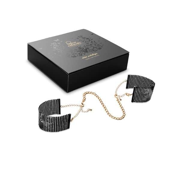 BIJOUX - DÉSIR MÉTALLIQUE ESPOSAS MALLA METALICA NEGRA - piKanteo | Despierta tu lado más piKante Comprar BIJOUX - DÉSIR MÉTALLIQUE ESPOSAS MALLA METALICA NEGRA al mejor precio - Envíos Discretos